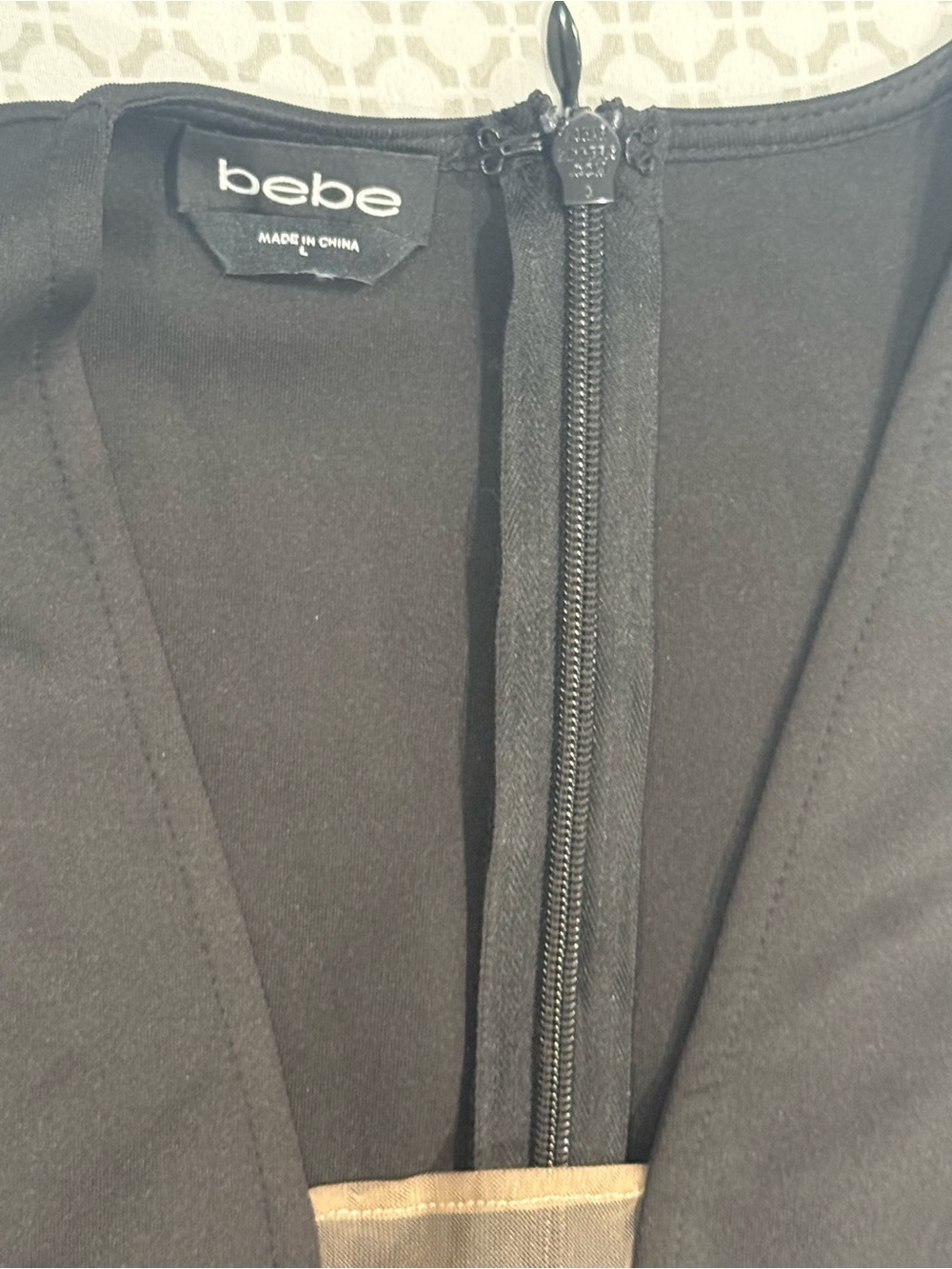 bebe Black Sleeveless Wide-Leg Jumpsuit with Waist Tie - Picture 5 of 5